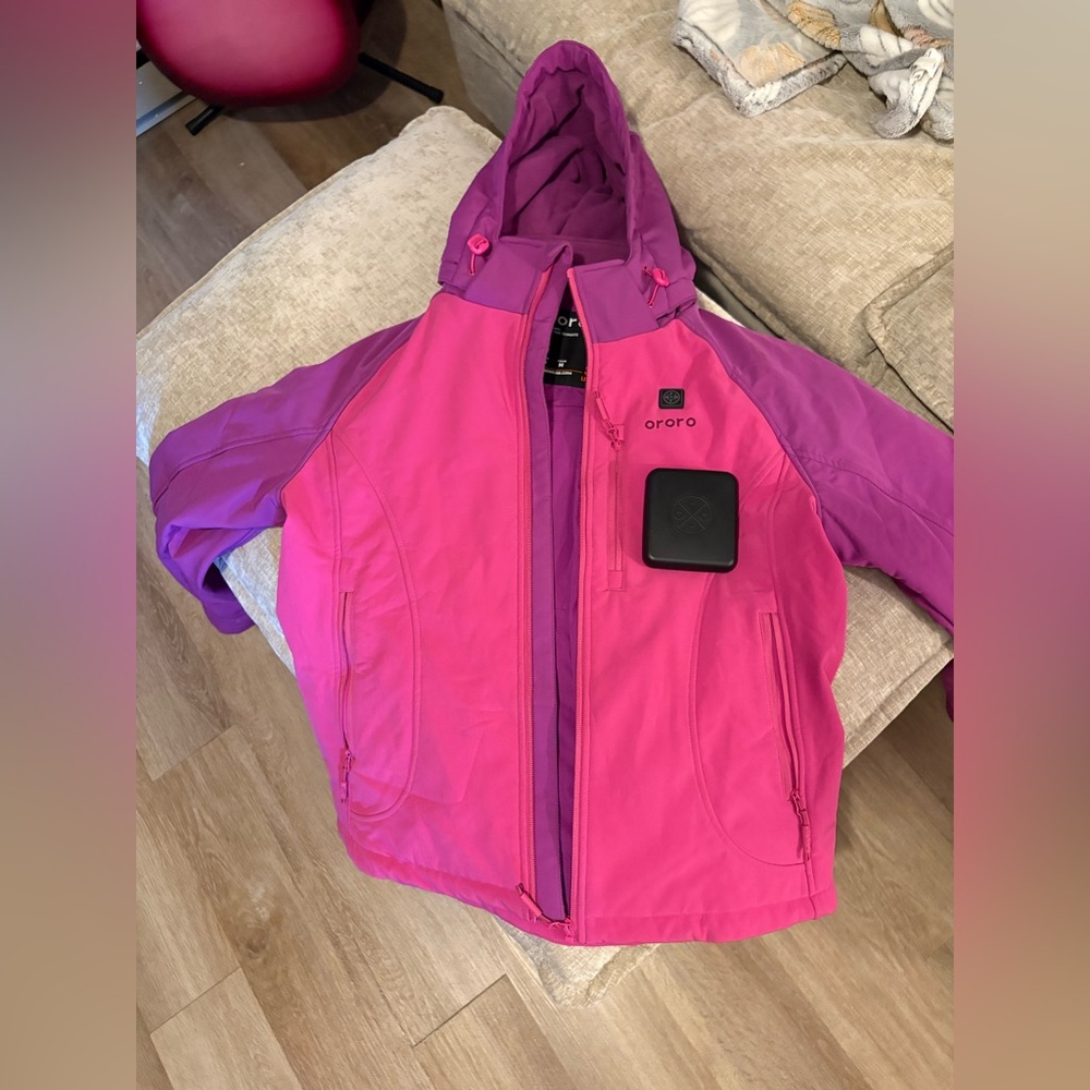Ororo Women's Pink and Purple Jacket